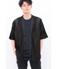 TORNADO MART/TORNADO MART∴ラッセルメッシュストライプカーデ/508114700