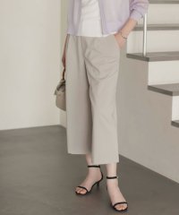 J.PRESS LADIES（LARGE SIZE）/【洗える】GORIAN TWILL クロップド パンツ/508120024