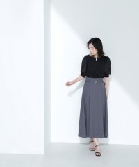 NATURAL BEAUTY BASIC/ハイウエスト切替フレアスカート/508128571