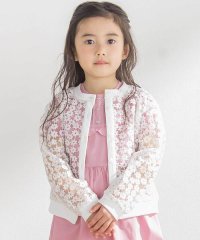 BeBe Petits Pois Vert/オーガンジー小花カーディガン(95~160cm)/508144864