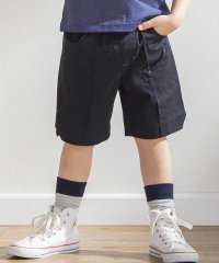 BeBe Petits Pois Vert/フロントタック麻風ハーフパンツ(95~150cm)/508144867