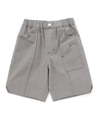 BeBe Petits Pois Vert/フロントタック麻風ハーフパンツ(95~150cm)/508144867