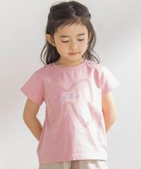 BeBe Petits Pois Vert/リボンモチーフ天竺Tシャツ(95~150cm)/508144872