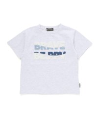 BeBe Petits Pois Vert/サガラ刺しゅうロゴ天竺Tシャツ(95~150cm)/508144873