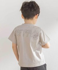 BeBe Petits Pois Vert/パッチワークロゴ天竺Tシャツ(95~160cm)/508144874