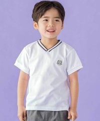 BeBe Petits Pois Vert/ラインポイントカノコトップス(95~150cm)/508144877