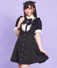 Secret Honey/シークレットハニー Secret Honey アクセサリーリボン半袖レースフリルワンピース/508155419