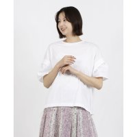 mideu/ミ・デゥー mi・deu・・・ カット*布帛切替フリル袖プルオーバー/508155438
