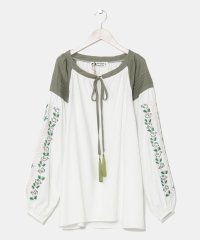 欧州航路/オウシュウコウロ 欧州航路 ウクライナ刺繍リトトップス/508156011