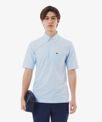 LACOSTESPORTS MENS/ラコステ LACOSTE 鹿の子地切り替え同色ストライプボタンダウンポロシャツ/508156093