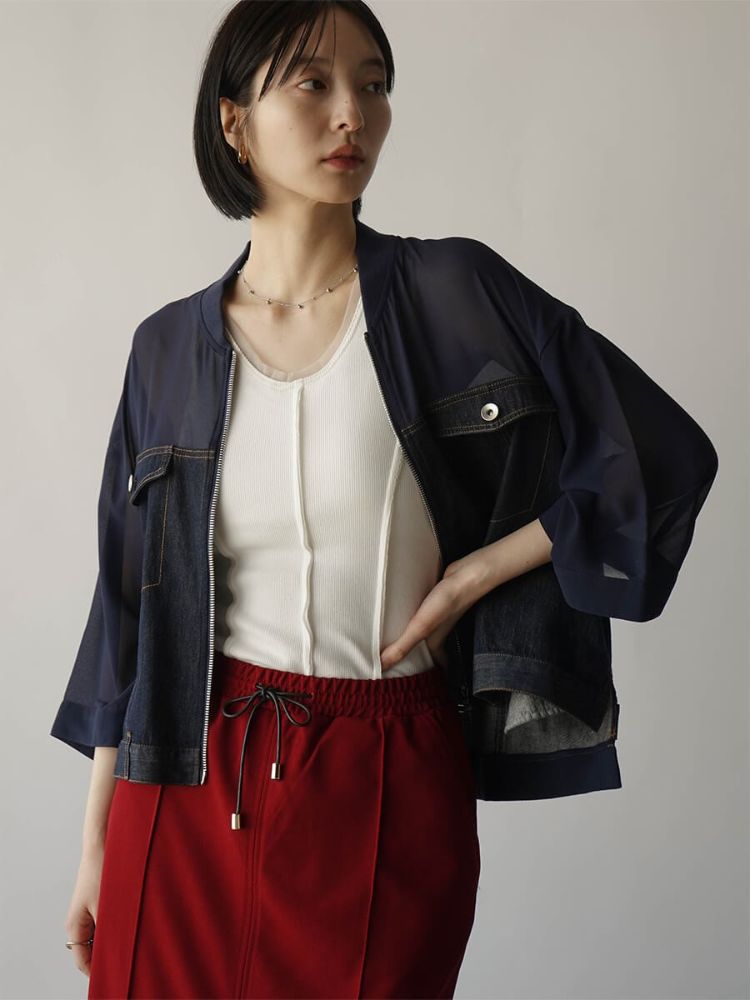 【新品タグ付】Rouge vif ブルゾン 新品タグ付】Rouge vif ブルゾン
