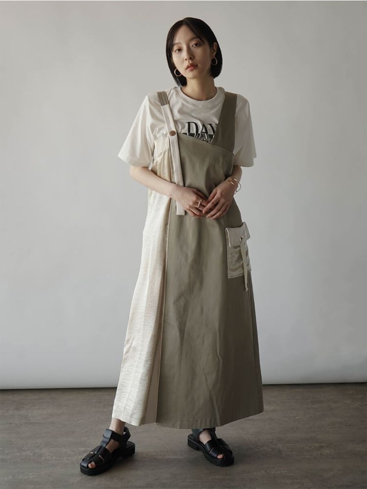 ジャンパースカート(ベージュ)のファッション通販 - d fashion