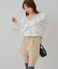PAL OUTLET/【Chico】スエードライクショートキュロットパンツ/508156598