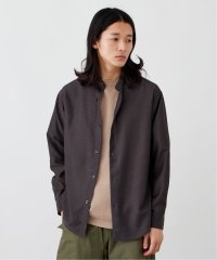 B.C STOCK/リネンブレンド シアーバンドカラーシャツ/508156630