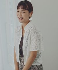 N Natural Beauty Basic/クロップドレースシャツ/508135409