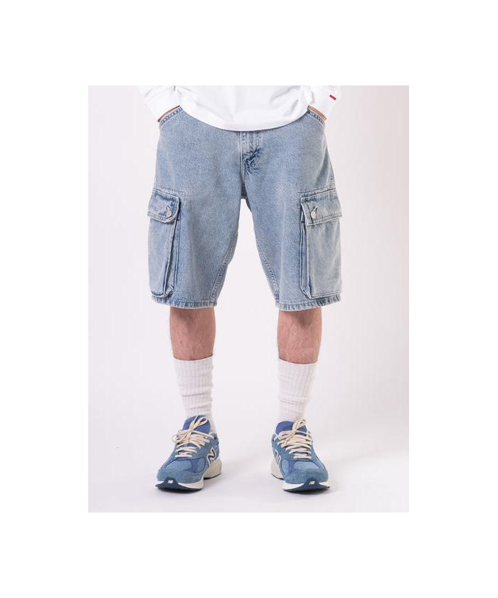 478 バギーカーゴ ショートパンツ ライトインディゴ(508156222 478 バギーカーゴ ショートパンツ ライトインディゴ(508156222