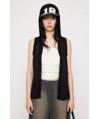 LAGUA GEM/SLEEVELES HOODIE カーディガン/508156353
