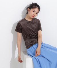 N Natural Beauty Basic/ベロアTシャツ/508156464