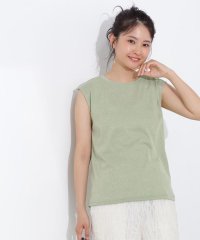 N Natural Beauty Basic/フレンチスリーブラメカットソー/508156465