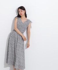 N Natural Beauty Basic/フラワープリントノースリーブワンピース/508156468