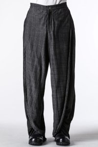 CHIAHUNG SU/チャンホン スー CHIAHUNG SU Hand Dyed Low Crotch Trouser/508157447