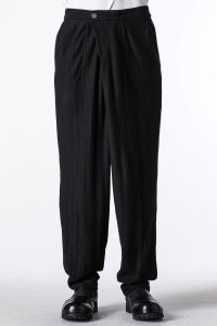 CHIAHUNG SU/チャンホン スー CHIAHUNG SU Hand Woven & Dyed Drapping Trouser/508157449