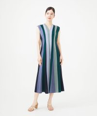 Sybilla/パッチワークストライプドレス/508157727