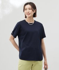 J.PRESS LADIES/【洗える】COTTON POLYESTER 袖ボタン ニット/508158285