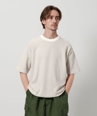 BEAUTY&YOUTH UNITED ARROWS/クロス パターン ショートスリーブ ニット Tシャツ/507993832
