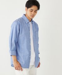 SHIPS Colors  MEN/SHIPS Colors:コットン リネン ストライプ 7分袖 シャツ/508159060