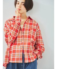 SM2/刺繍入りチェックシャツ/508159262