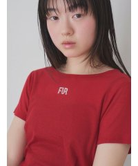 FURFUR/【WEB限定カラー】クリスタルロゴアシンメトリーTシャツ/508159310