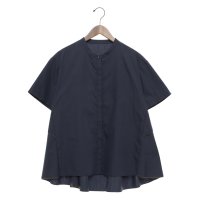 EGLANTINE/エグランティーヌ EGLANTINE ノーカラーバックフレアブラウス ゆったりシルエット/508159607