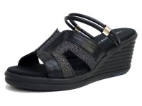 REFRESH WALK/リフレッシュウォーク REFRESH WALK ミュールサンダル レディース 2WAY ストラップベルト ウエッジソール グリッター/508159621