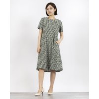 mideu/ミ・デゥー mi・deu・・・ 綿強撚天竺幾何柄ワンピース/508159751