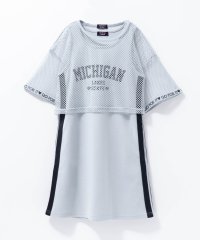 MAC HOUSE(kid's)/マックハウス Mac－House ポンチ素材 メッシュアンサンブルワンピース/508159821