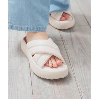 Honeys/ハニーズ Honeys パデッドサンダル サンダル 靴 シューズ 厚底 クロスベルト シャークソール 合皮 フェイクレザー シンプル ボリューム ガーリー レデ/508159850