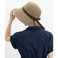 Honeys/ハニーズ Honeys 洗えてたためるつば広帽 帽子 つば広帽 ポケッタブル ウォッシャブル サイズ調整 ハット リボン 手洗い 無地 ベーシックカラー レディ/508159855