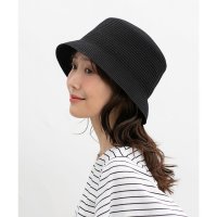 Honeys/ハニーズ Honeys 洗えてたためるバケット 帽子 バケットハット ポケッタブル ウォッシャブル サイズ調整 無地 ベーシックカラー ガーリー 夏 白 黒 レ/508159857