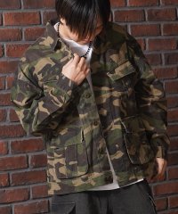 1111clothing/ワンフォークロージング 1111clothing カモフラ柄 ファティーグジャケット/508159864