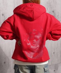1111clothing/ワンフォークロージング 1111clothing アブストラクト フェイス ZIPパーカー/508159867