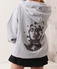 1111clothing/ワンフォークロージング 1111clothing アブストラクト フェイス ZIPパーカー/508159867