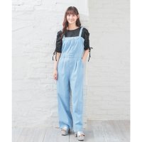 Honeys/ハニーズ Honeys デニムオールインワン ボトムス オールインワン サロペット コットン 綿 デニム BCIコットン ストレッチ 綿混 アジャスター レディ/508159876