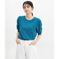 Honeys/ハニーズ Honeys ボリューム袖ニット トップス ニット セーター ハニさら 大きいサイズ UVカット 接触冷感 ウォッシャブル 無地 クルーネック レディ/508159877