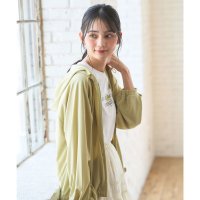 Honeys/ハニーズ Honeys きれいめジップパーカー トップス パーカー スウェット 長袖 ハニさら ジップパーカー ジップアップパーカー 接触冷感 UVカット レデ/508159915