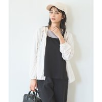 Honeys/ハニーズ Honeys きれいめジップパーカー トップス パーカー スウェット 長袖 ハニさら ジップパーカー ジップアップパーカー 接触冷感 UVカット レデ/508159915