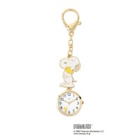 cinemacollection/シネマコレクション cinemacollection スヌーピー キーホルダー時計 エポKCウォッチS HUG ピーナッツ フィールドワーク プレゼント バッグ/508160237