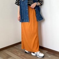 CRB/シーアールビー CRB 柄プリーツIラインスカート/508160260