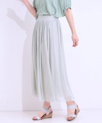SHOO・LA・RUE　DRESKIP/【S－LL】歩くたび揺れる姿が美しい とろみチュールスカート/508160350