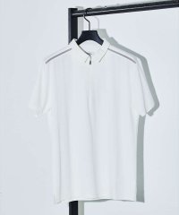 5351POURLESHOMMES/スリットジップ ポロシャツ/508160373
